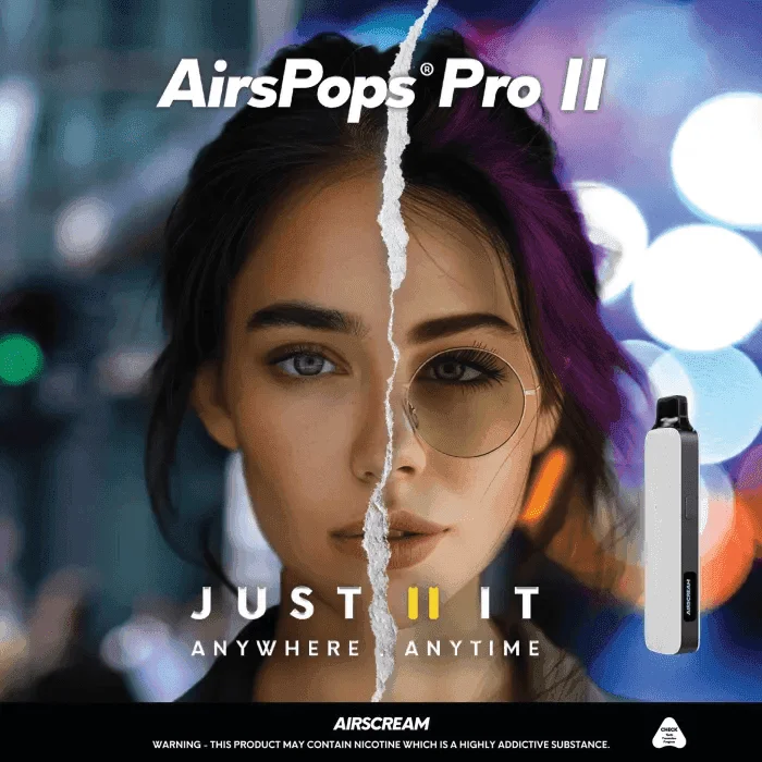 Airscream Airspops Pro II 氣泡2代可調瓦電子煙主機空倉煙彈官網