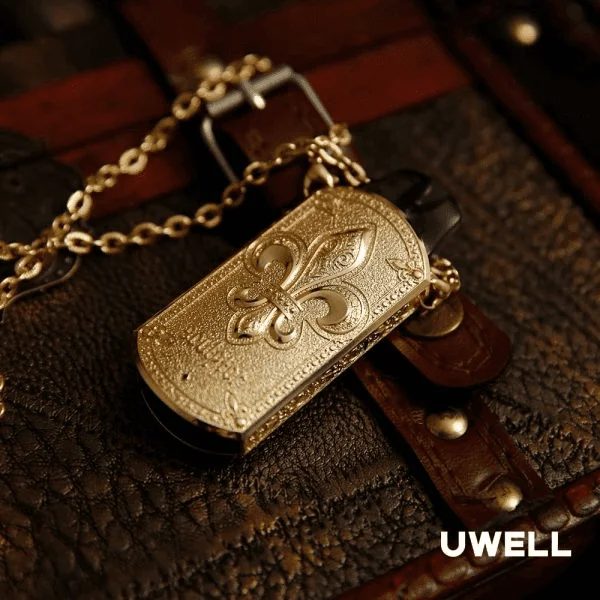 UWELL SCULPTOR雕塑家 11W電鍍金屬雕刻空倉煙彈